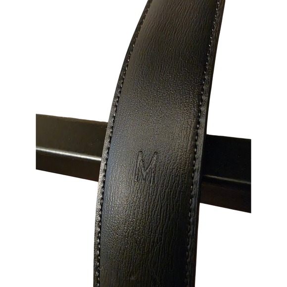 Vintage Ralph Lauren Navy Sterling Silver Stirrup Buckle Belt Italy‎ 90s Y2K M main image 8